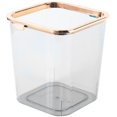 thumbnail image 1 of OUSITAID Household Trash Can Portable Trash Container Clear Garbage Bucket Wastepaper Basket, 1 of 6