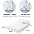 thumbnail image 4 of Ultra-Comfortable Mattress Protector, King Size, Noiseless and Hypoallergenic, Fitted Sheet Style with Absorbent Technology, Waterproof and Breathable for a Restful Night, 4 of 5