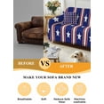 thumbnail image 5 of 4th of July Couch Cover for Dogs, Independence Day Blue White Red Stripes Country Star Washable Sofa Covers Slipcover for Dogs Futon Cover, Couch Recliner Covers, Oversized Chair Slipcover 71"x91", 5 of 9