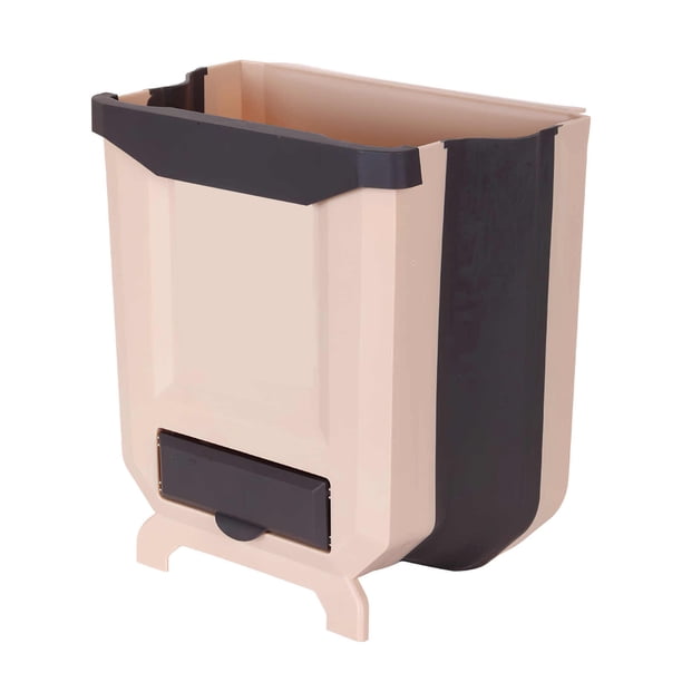 Cubo De Basura Colgante De 10L, Cubo De Basura Plegable De Cocina