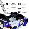 thumbnail image 3 of Montable Electrico para Niños Carro Rally con Control Remoto Sonido, Bluetooth, Luz Led, 12v-Azul, 3 of 7