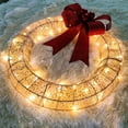 thumbnail image 4 of AMLESO Light Up Christmas Wreath, Hanging Wreath, Door Wreath, Artificial Flower Wreath, 4 of 8