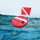 thumbnail image 5 of Marcador de boya de buceo con bandera de buceo, marcador de alta visibilidad, boya de entrenamiento, mar Rojo, 5 of 9