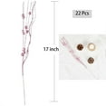 thumbnail image 2 of LKWLPD Flores artificiales para decoración navideña de interior, 43 cm, 12 racimos de bayas, corona dorada para árbol de Navidad, decoración del hogar, flores para decoración, dorado-A, 2 of 8