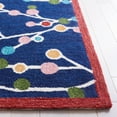 thumbnail image 3 of SAFAVIEH Jardin Bevin Floral Runner Rug, Blue/Pink, 2'3" x 8', 3 of 8
