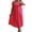 Hot Pink, variant on Miss Elaine Nightgowns For Women Soft Breathable Cotton Summer Sleep Dress Round Neck Sleeveless Long-Length Loungewear Comfy Moisture-Wicking Anti-Static