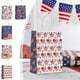 thumbnail image 1 of Bolsas de Regalo para El Día de La Independencia, Bolsas de Papel Kraft con Estampado de Bandera Tricolor, Bolsas de Regalo, Bolsas de Embalaje para Compras, Bolsas de Papel Generales, 1 of 6