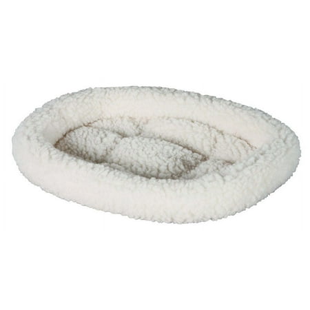 UPC: 0029695284113 | Petmate White Poly Cotton Pet Bed 2 in. H X 18 in. W X 16 in. L