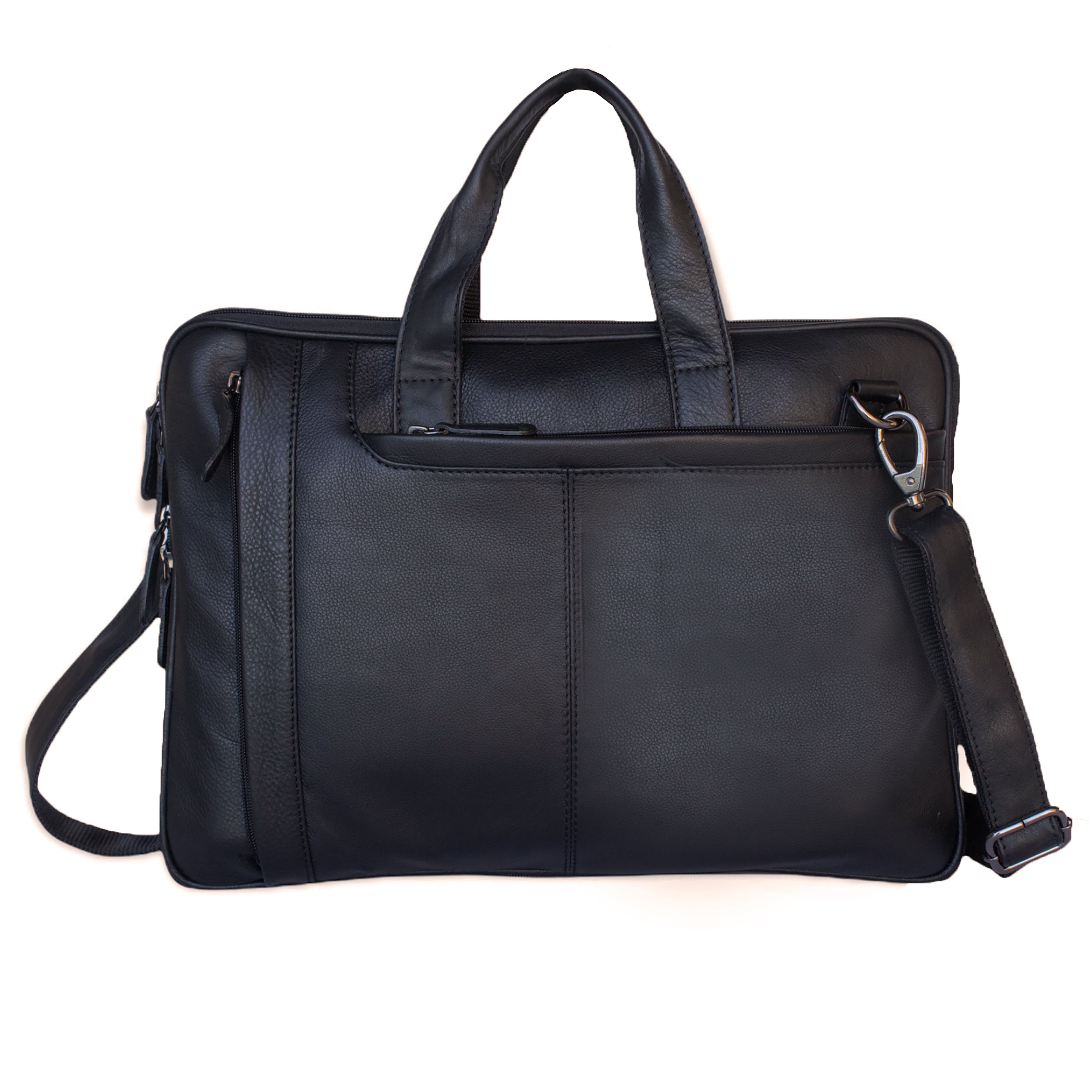 INGEAR Luxury Genuine Cow Hide Leather Laptop Bag Messenger