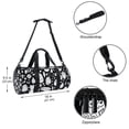 thumbnail image 5 of Easter Dance Bag, Weekender Bag, Shoe Bag, Soccer Bag - 17.7 Inches Sports Bag with Interior Zipper Pocket and Large Capacity, 5 of 6