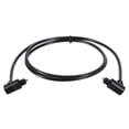 thumbnail image 1 of Cable de audio de fibra óptica Uxcell de doble 90 grados 5.9ft enlace óptico TOS plástico para TV, 1 of 6