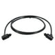thumbnail image 1 of Cable de audio de fibra óptica Uxcell de doble 90 grados 5.9ft enlace óptico TOS plástico para TV, 1 of 6