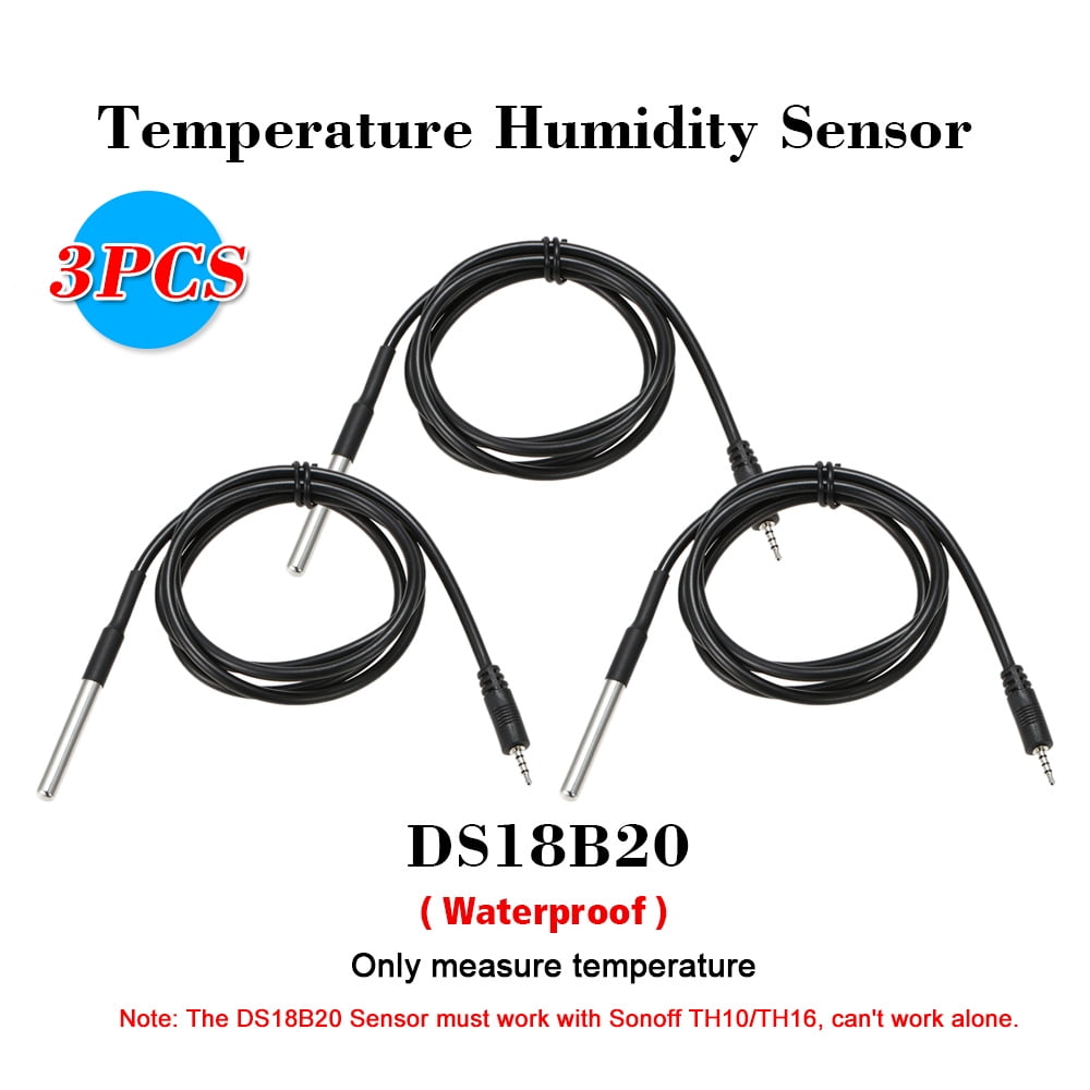 SONOFF Capteur de Temp/érature DS18B20 Imperm/éable Domotique