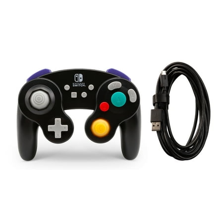 PowerA GameCube Style Wired Controller for Nintendo Switch - Black