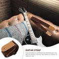 thumbnail image 3 of AURARMLET Adjustable Coffee Guitar Strap for Electric and Acoustic Guitars Durable Comfortable, 3 of 8