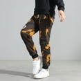 thumbnail image 6 of GBSYEWXS Teen Boys Sweatpant Jogger Camouflage Print Outdoor Trendy Ankle Pants Yellow Size 5-6 Years, 6 of 9