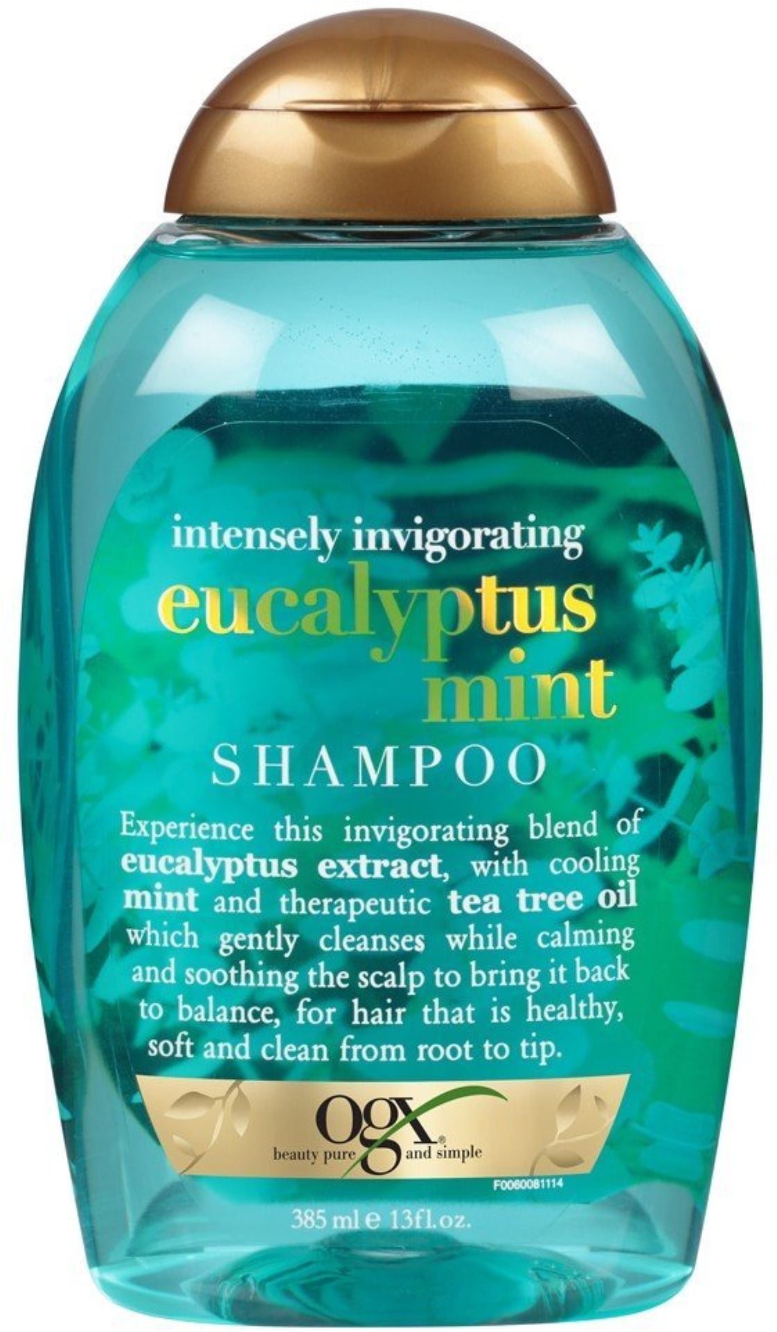 OGX Shampoo, Invigorating Eucalyptus Mint 13 oz (Pack of 3)
