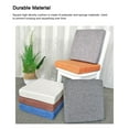 thumbnail image 2 of BrowQuartz Square Chair Cushion Seat Butt Back Sponge Mat Decorative Universal Polyester High-density for Sofa Office Work Light Gray 40*40*3cm, 2 of 6