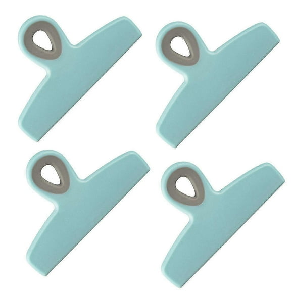 4 Pcs Bag Clips,Large Heavy Duty Chip Clip for Food Storage with Air Tight Seal Grip for Snack Bags