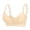 Beige, variant on Front Button Bras for Women Large Breast Plus Size Push Up Bra Back Smoothing Back Comforty All Day Wear