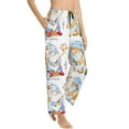 thumbnail image 2 of Sigee Gnome Camping Fishing Print Women's Soft Pajama Pants - Breathable and Comfortable Lounge Sleep Bottoms with Elastic Waistband and Pockets-Small, 2 of 9