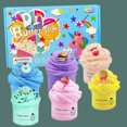 thumbnail image 1 of Kits de Slime Non Collants Licorne Bonbon Charmes Arc-en-Ciel 6 Pcs, 1 of 3