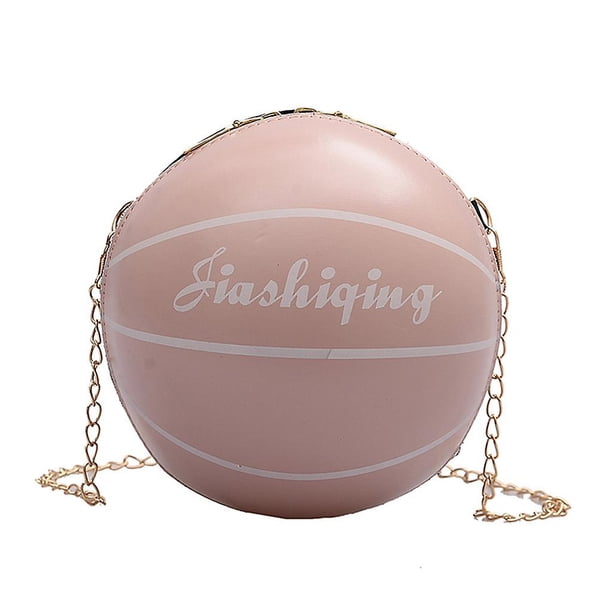 Bolso bandolera YONGSHENG de piel sintética con forma de baloncesto para mujer