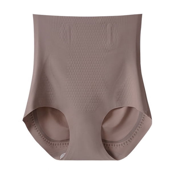 Pantalones moldeadores de cintura alta sin costuras con efecto contracción de abdomen y cadera, pantalones moldeadores de abdomen de talla grande para posparto, ropa interior ligera y transpirable