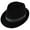 Black, variant on Ascentix Wool Blend All Season Fedora Hat with Herringbone Band (Men)