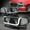 Black/Clear, variant on Nuvision for 99-07 GMC Sierra 1500 2500 3500 LED DRL Black/Clear Headlights Bumper Lamps