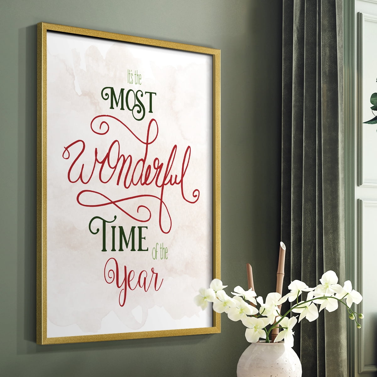 Wonderful Time of the Year Framed Print - Solid Wood in Single Picture Frame Solid Wood 2 Framed Print
