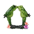 thumbnail image 4 of Estatua de rana de resina coleccionable, creativa y divertida caricatura, adorno de mesa para mesa. Pareja, 4 of 9