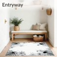 thumbnail image 3 of Flatwoven High Traffic Area Rug, Eerie Spider Web Halloween, Non Slip, Stain Resistant, Washable Area Rugs for Living Room, Bedroom(White, 4X6), 3 of 8