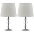 thumbnail image 3 of SAFAVIEH Crescendo 16 in. Crystal Table Lamp w/Off-White Polyester Shade, Set of 2, 3 of 6