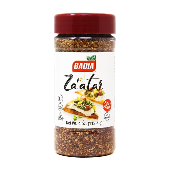 Badia Zaatar Mediterranean Seasoning Za'atar 4 oz Kosher GF