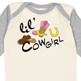 thumbnail image 4 of Inktastic Lil' Cowgirl Girls Long Sleeve Baby Bodysuit, 4 of 5
