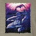 thumbnail image 2 of Wild Bobby, Underwater Whale Dolphin Bottlenose Nautical, Animal Lover, Front and Back Garment-Dyed Short Sleeve Tees, Sand, 2XL, 2 of 3
