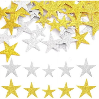 100 PCS GLITTER FOAM STICKERS - STARS – Craft For Kids