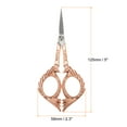 thumbnail image 2 of Uxcell 5" Stainless Steel Vintage Bird Style Scissors for Embroidery Cross Stitch Sewing Rose Gold, 2 of 6