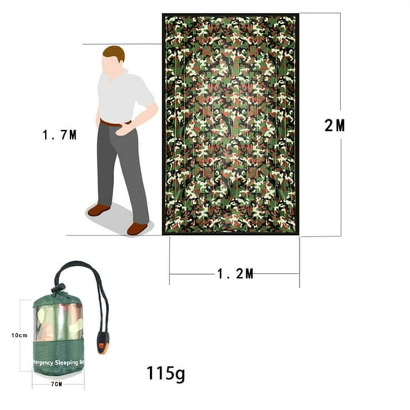 Bescita Camping Cold And Waterproof Windproof Camouflage Sleeping Bag Backpack