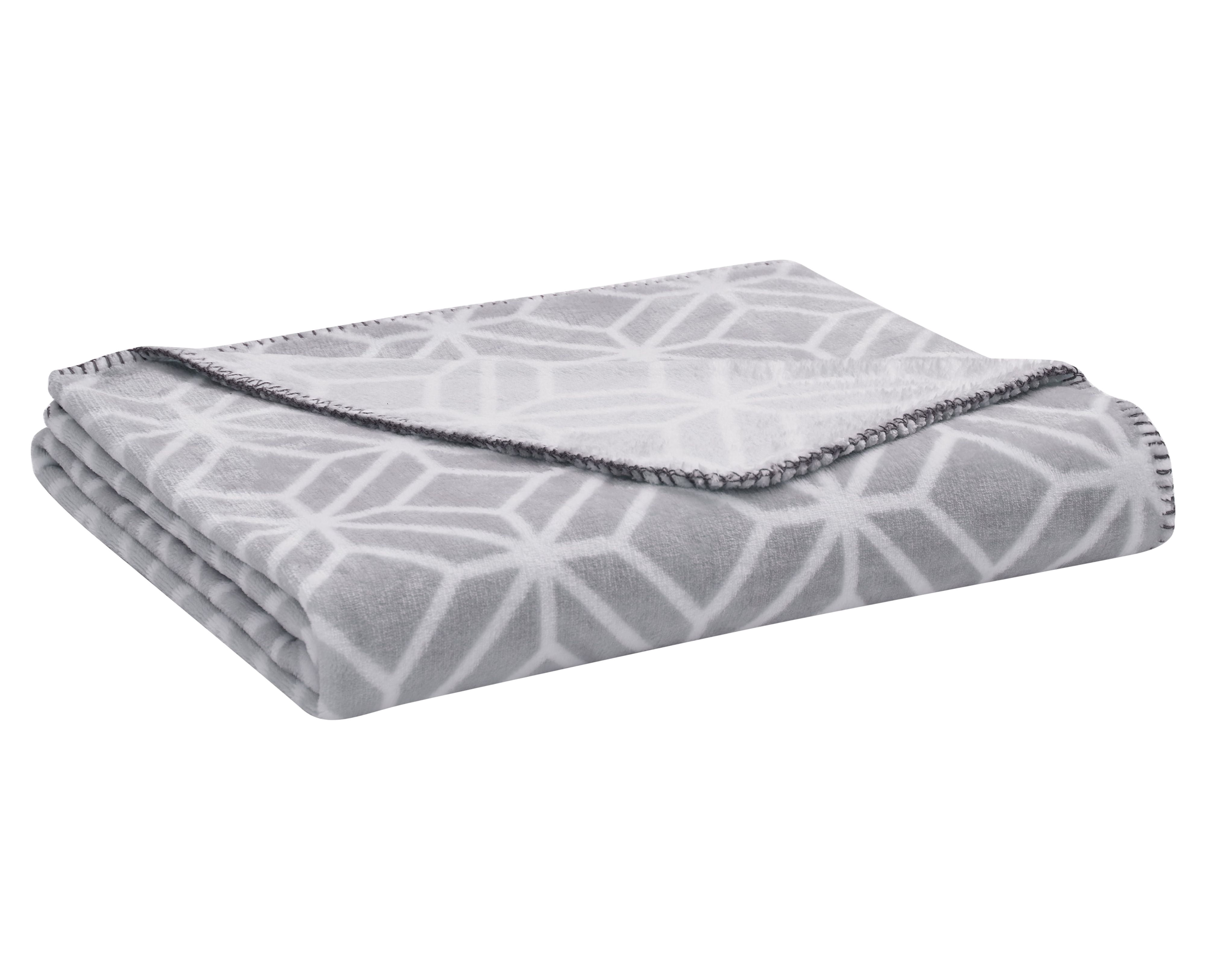 Serta So Cozy 5-Piece Sherpa Reverse Comforter Set, Gray, King