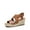 CAMEL-PU, variant on Womens Platform Espadrilles Wedge Sandals, Slip on Elastic Ankle Strap Sandals for Women Casual Dressy Summer