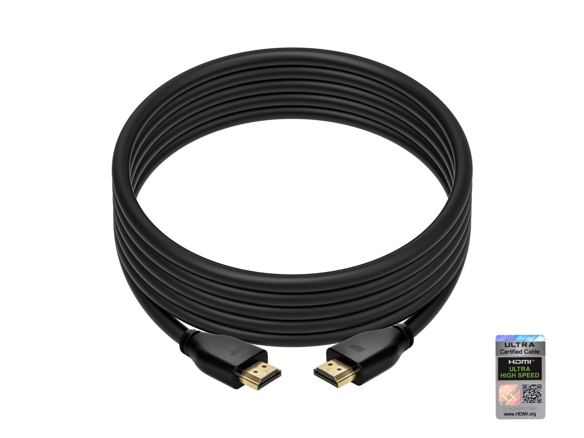 Monoprice 8K HDMI 2.1 Cable - 10 Feet - Black (5 Pack) Certified Ultra High Speed, 8k@60Hz, 48Gbps, Compatible With Sony PS5 / PS5 Digital Edition / Xbox Series X & Series S and More