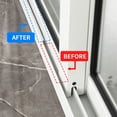 thumbnail image 3 of Weather Stripping Door Seal Strip Front Window Frame Foam Adhesive Rubber Soundproof, 2 Rolls Total Length 20M, White, 3 of 5