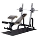 thumbnail image 1 of Tapete Protector de Piso Resiliente Resilia Negro Fácil de Limpiar para Gimnasio y Levantamiento de, 1 of 9