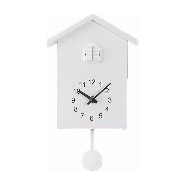 Style Wall Clock Cuckoo Bird Out Window Chimes Hour Hourly