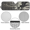 thumbnail image 6 of HUIACONG Eagle Flag Windshield Sun Shade Compatible with 2007-2024 Wrangler Rubicon Sahara TJ JK JKU 2 & 4 Door Car 250th Sun Shade Sun Visor Protector Keep Your Vehicle Cool, Silver, 6 of 6