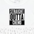 thumbnail image 4 of Inktastic Straight Outta Chemo Girls Baby Dress, 4 of 5