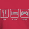 thumbnail image 3 of CafePress - Eat Sleep Game Dark T Shirt - Men's Classic Graphic Cotton T-Shirt, 3 of 4