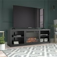 thumbnail image 2 of Ameriwood Home Kahle Fireplace TV Stand for TVs up to 75", Black, 2 of 8